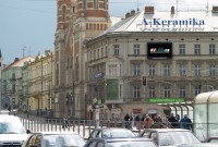 Reklamní LED obrazovka PLZEŇ – Palackého třída 4,7 x 3 m | Reklamní LED obrazovky - Plzeňský kraj