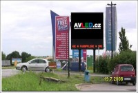 Reklamní LED obrazovka ZNOJMO – FreePort Hatě 4 x 3 m | Reklamní LED obrazovky - Jihomoravský kraj